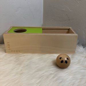 Lovevery Sliding box with ball Montessori learning wooden toys